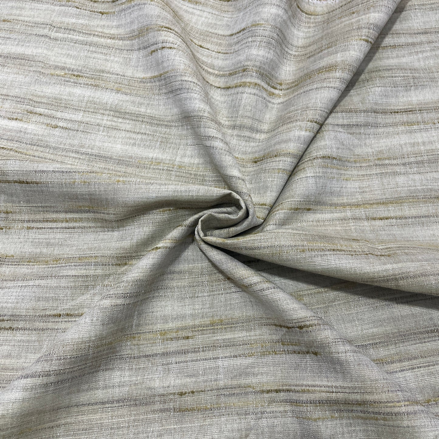 Light Green Solid Khadi Linen Fabric
