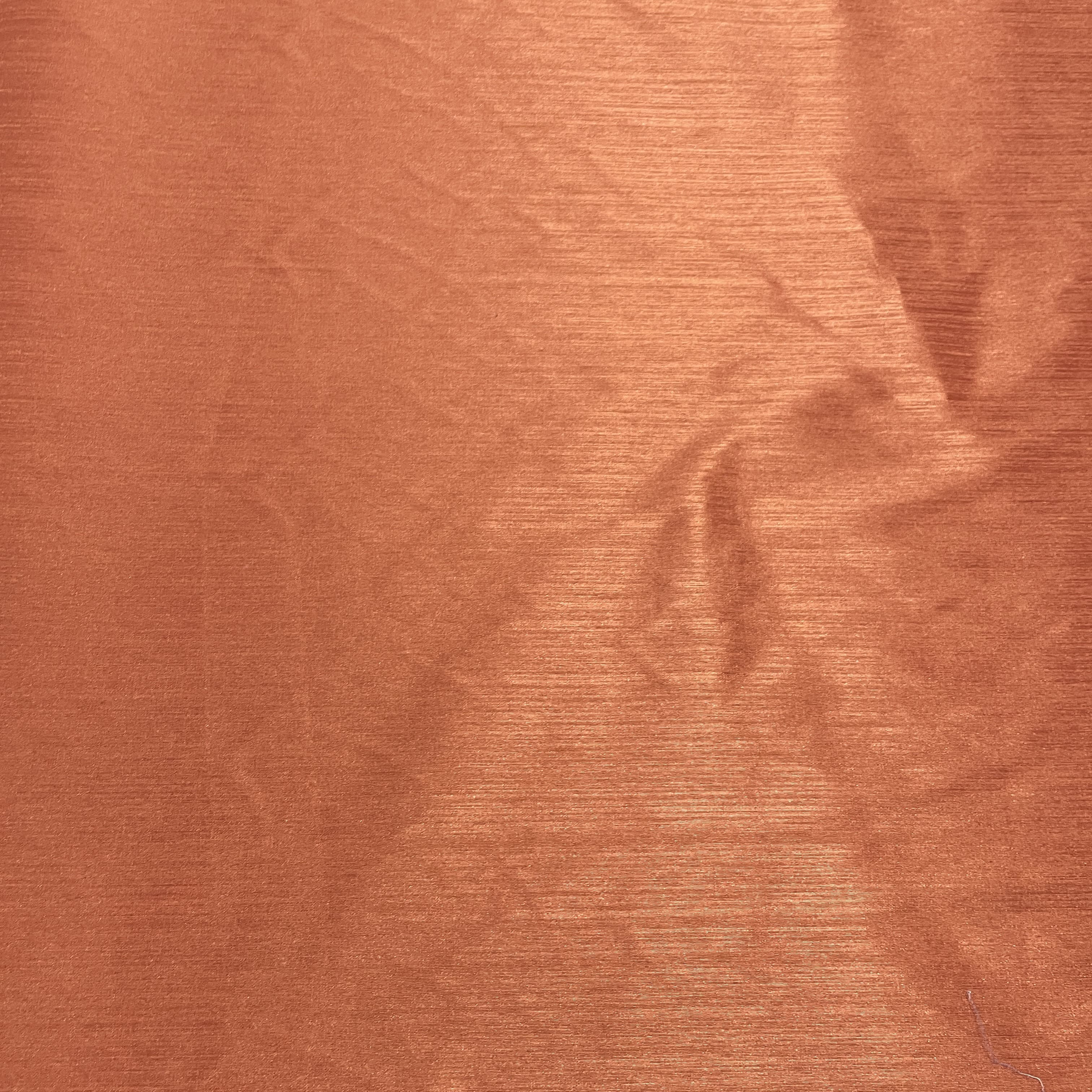 Light Brown Solid Silk Tafetta Fabric - TradeUNO