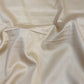 Cream Solid Cotton Satin Fabric - TradeUNO