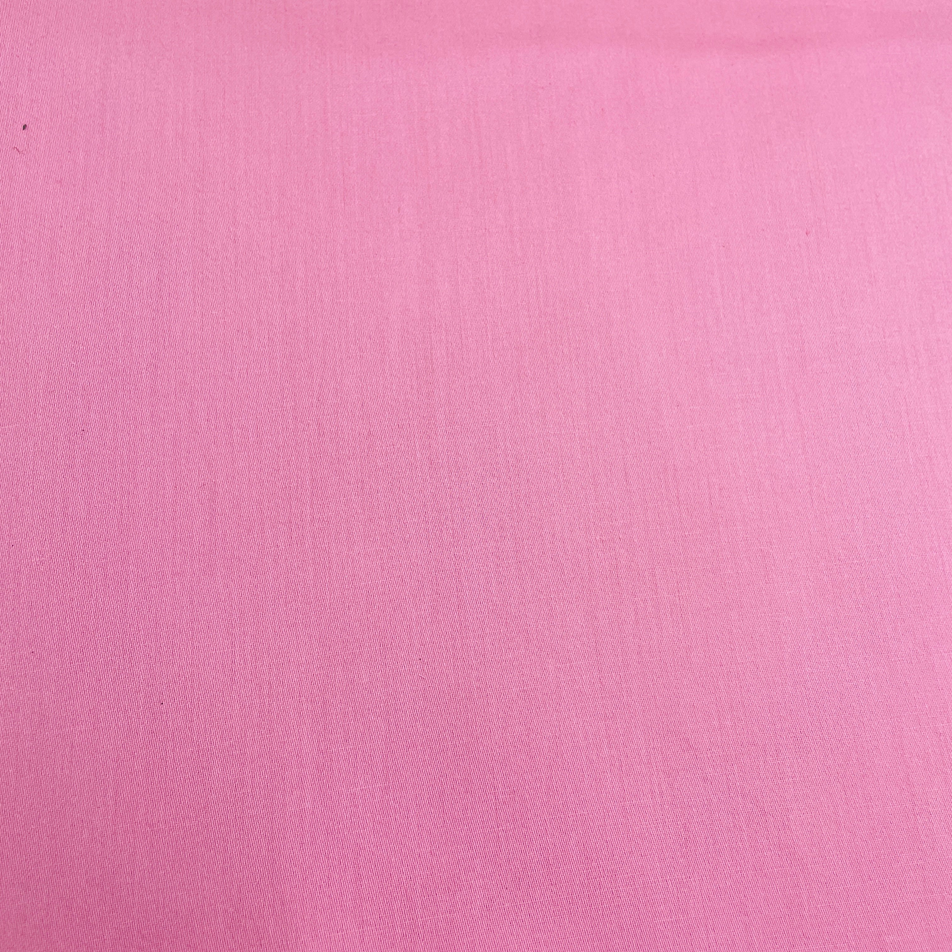 Flamingo Pink Solid Cotton Satin Fabric - TradeUNO