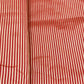 Classic Red Golden Stripe Brocade Jacquard Fabric