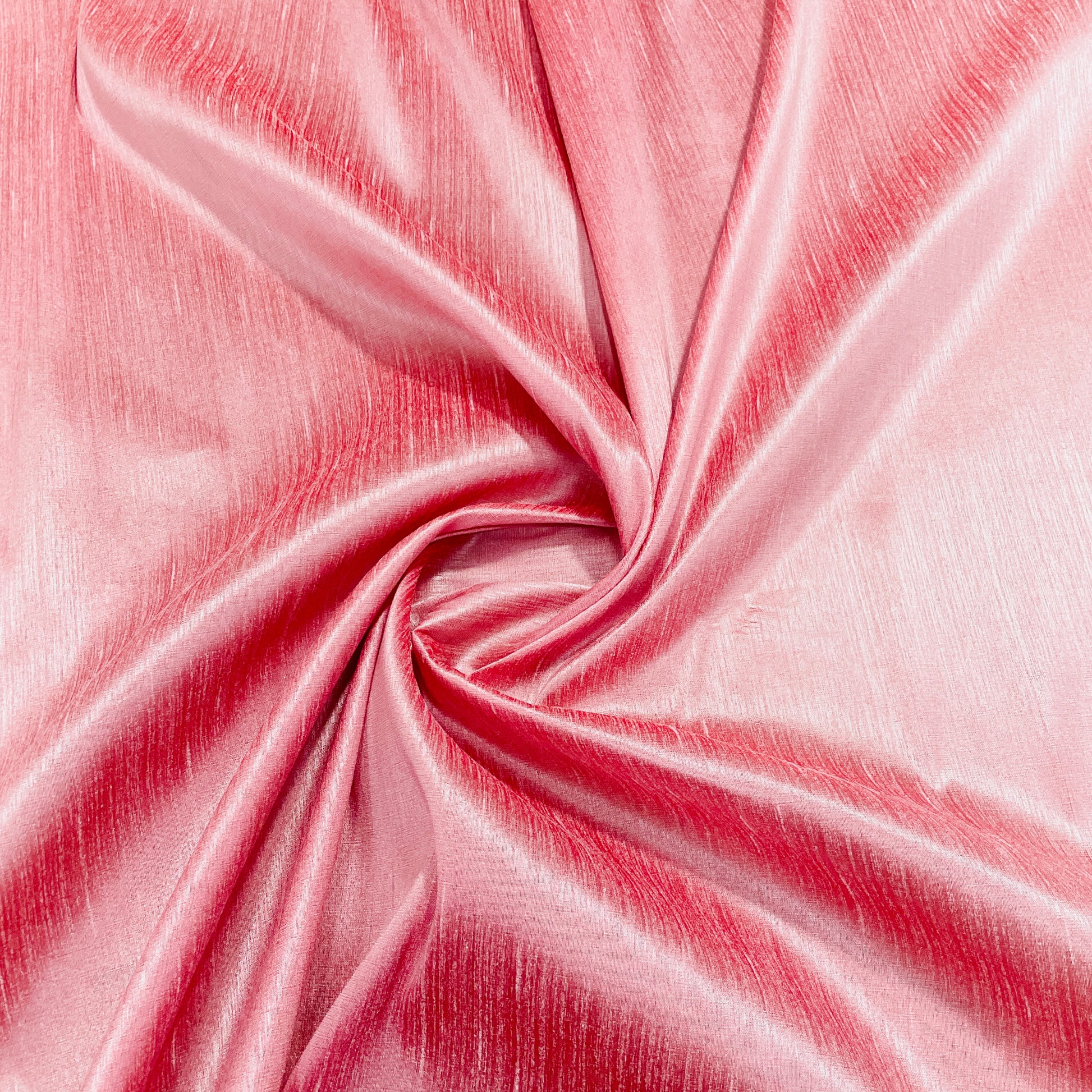 Pink Solid Silk Tafetta Fabric