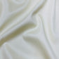 Ivory Solid Cotton Satin Fabric - TradeUNO