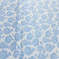 Sky Blue Floral Brocade Jacquard Fabric