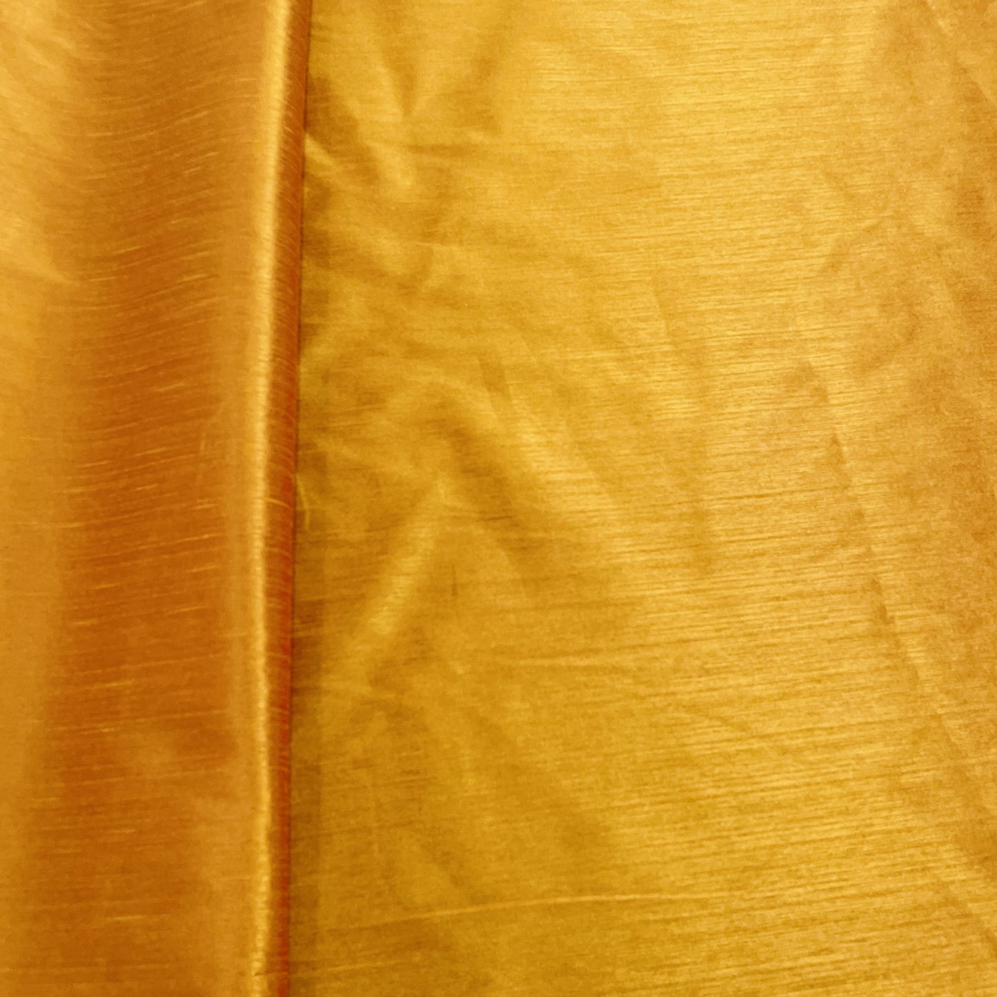 Mustard Yellow Solid Silk Taffeta Fabric