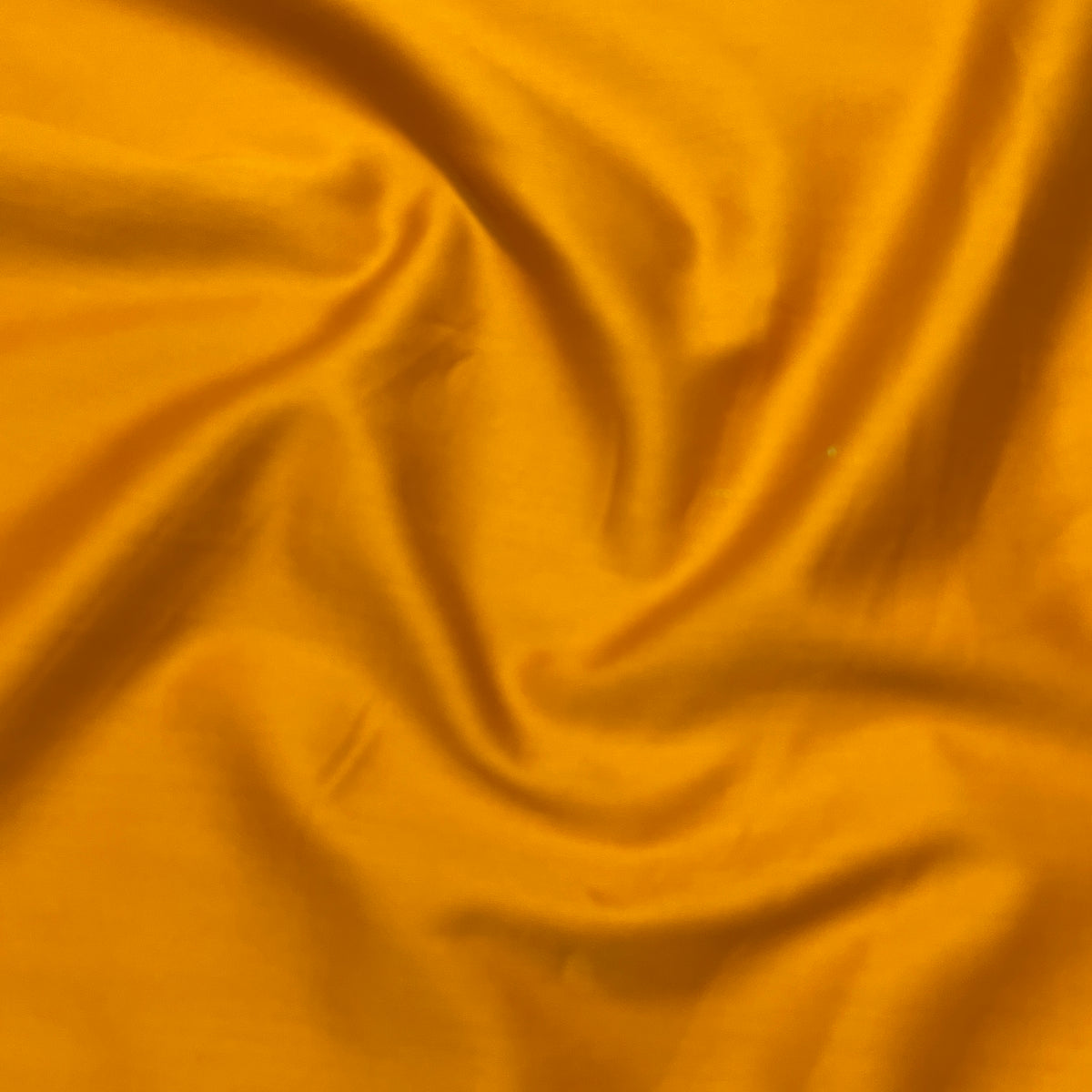 Tangerine Orange Solid Cotton Satin Fabric - TradeUNO