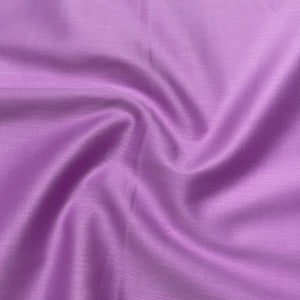 Lavender Solid Cotton Satin Fabric - TradeUNO