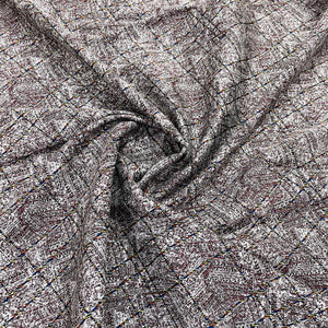 Multicolor Stripe Handloom Brocade Fabric