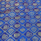 Premium Purple Golden Traditional Brocade Jacquard Fabric
