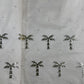 Cream Golden Foil Thread Embroidery Russian Silk