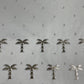 Light Sage Green Golden Foil Thread Embroidery Russian Silk