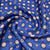 Blue Ajrak Print Modal Satin Fabric - TradeUNO