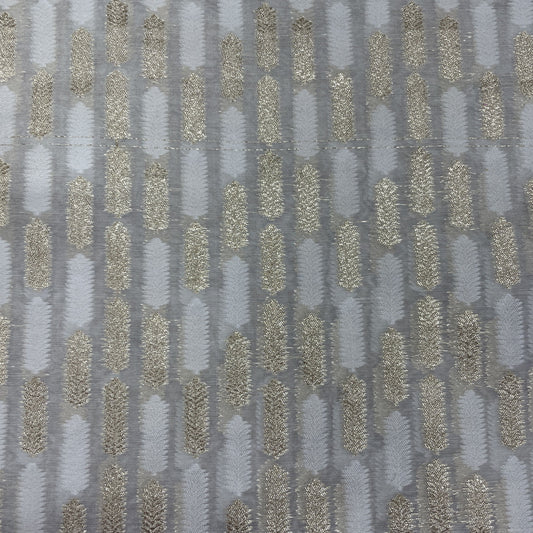 Blue & Multicolor Traditional Print Modal Satin Fabric