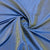 Blue Solid Silk Tafetta Fabric