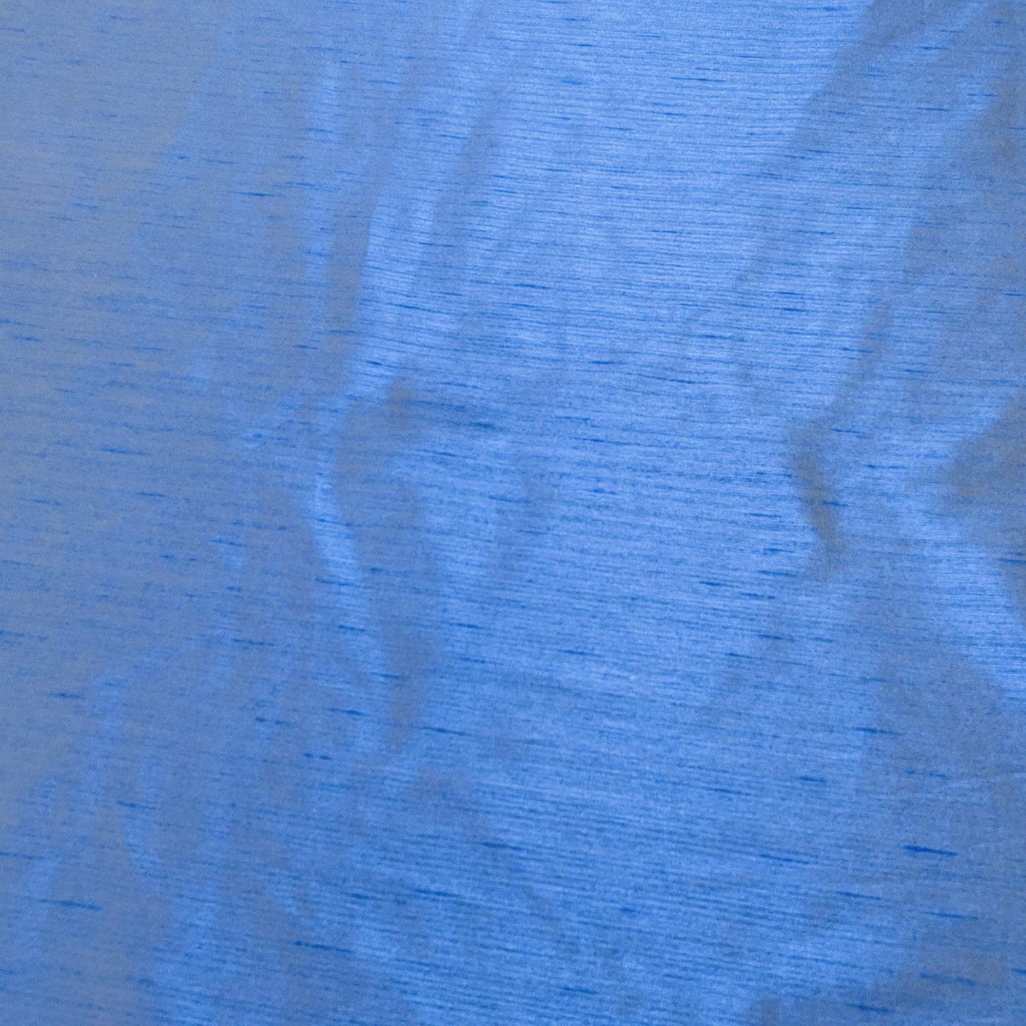 Blue Solid Silk Tafetta Fabric