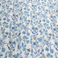 Blue & White Brocade Jacquard Fabric 12371