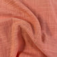 Exclusive Cotton Linen Slub Orange Solid Fabric 
