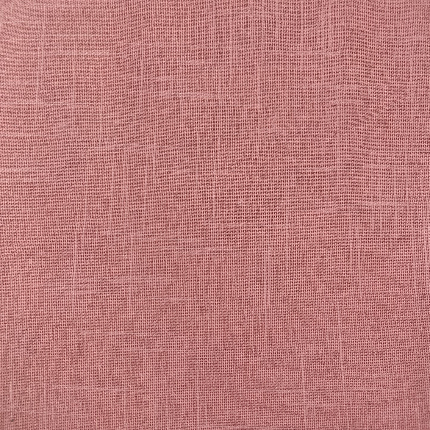 Exclusive Cotton Linen Slub Pink Solid Fabric 