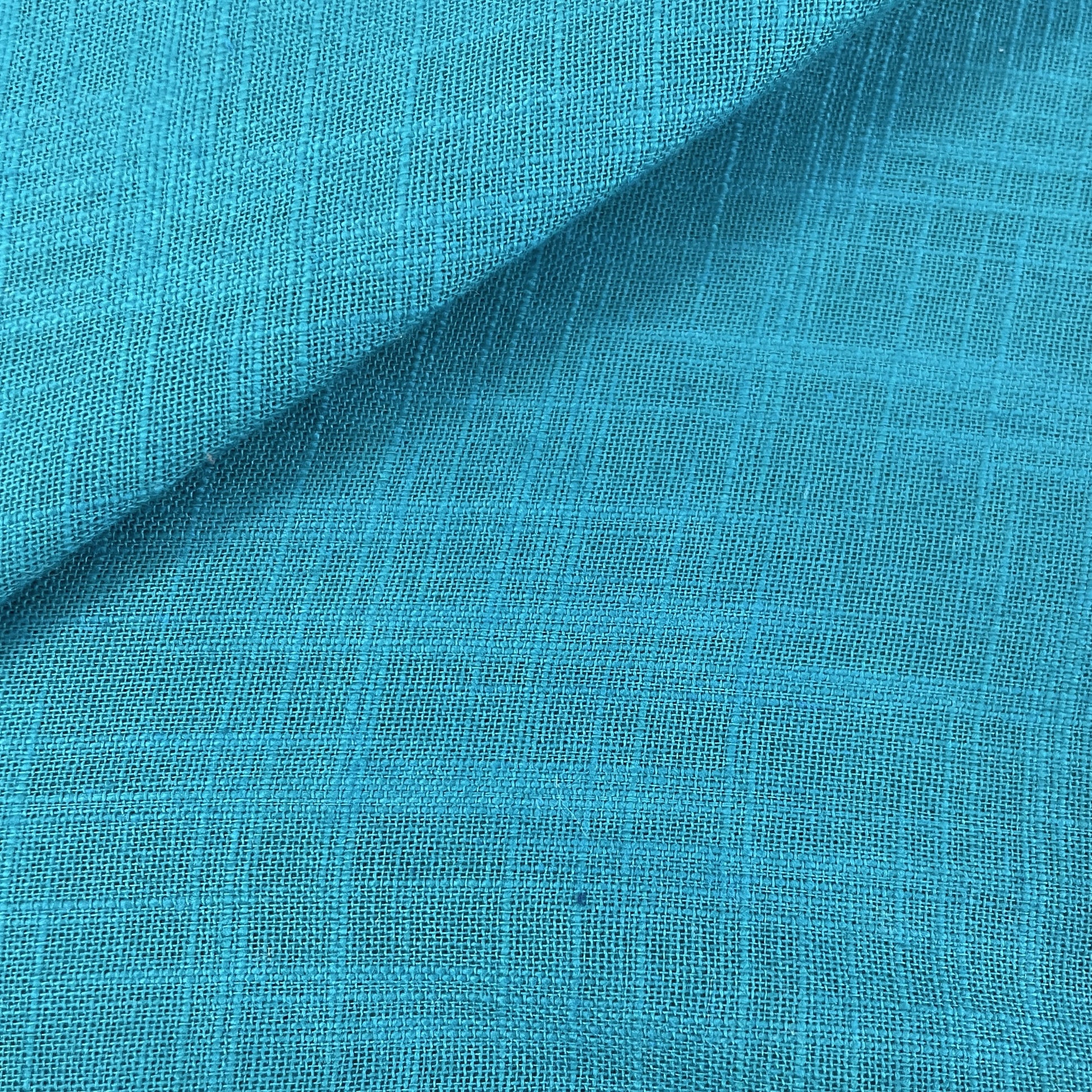 Exclusive Cotton Linen Slub Sage Green Solid Fabric 