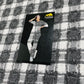 White & Black Check Denim Fabric