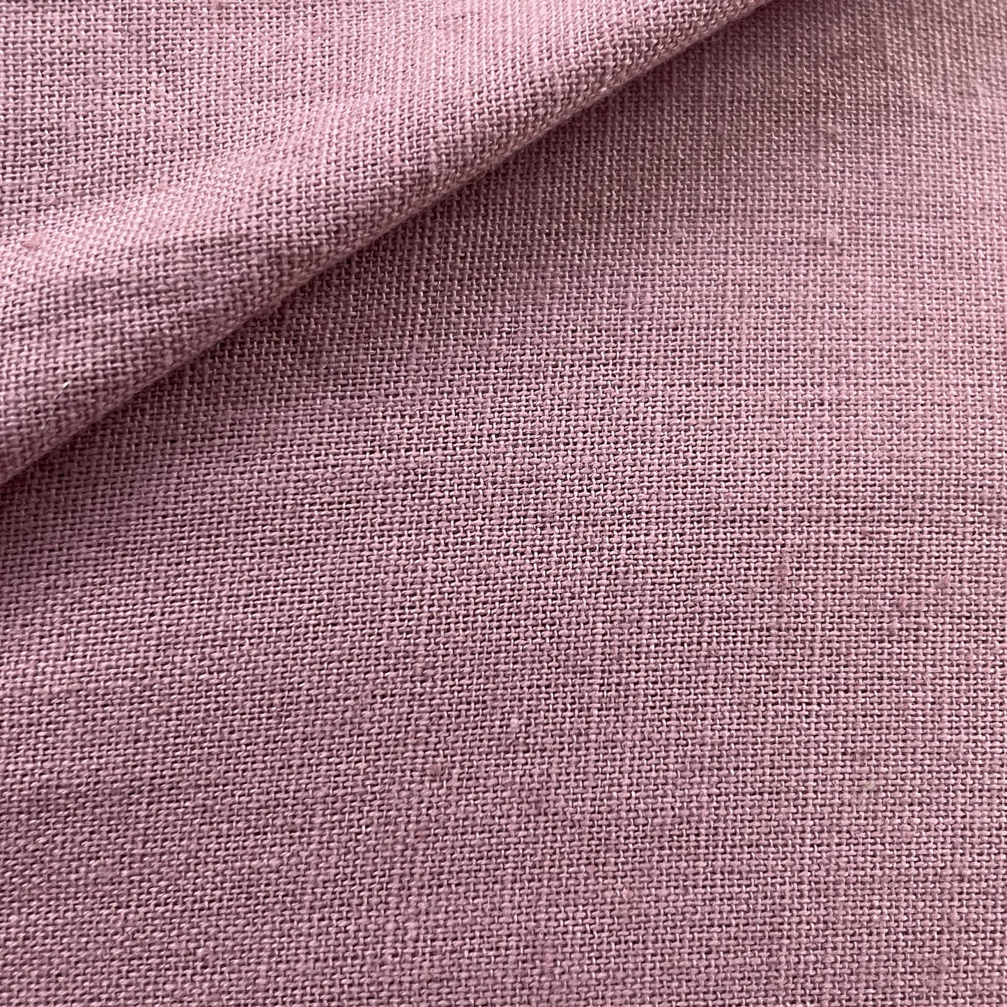 Exclusive Cotton Linen Slub Light Purple Solid Fabric 