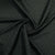 Black Floral Thread Embroidery Satin Fabric