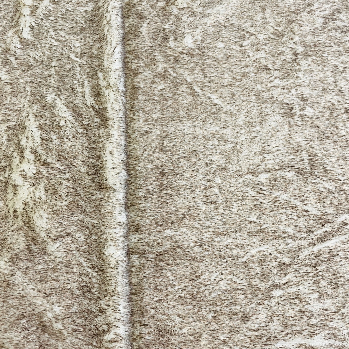 Brown Solid Fur Fabric