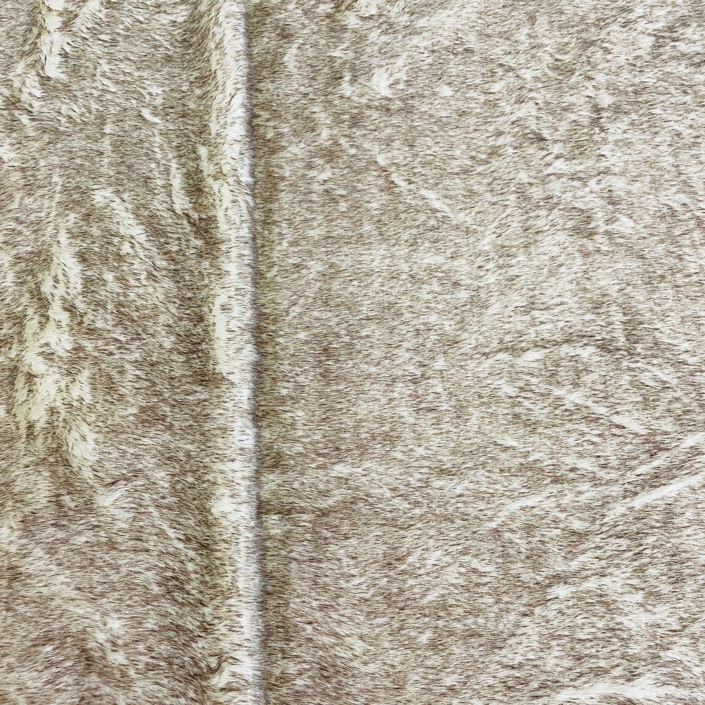 Brown Solid Fur Fabric
