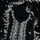 Premium Black Zari Embroidery Velvet Suit Set With Dupatta