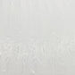 White Floral Satin Fabric