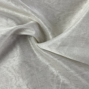 Premium Gold Stripes Jacquard Pure Silk Zari Fabric
