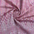 Pink Stripe Chikankari Embroidery Khadi Cotton Fabric
