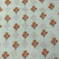 Exclusive Linen Organza Light Green Quirky Prints Fabric