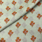 Exclusive Linen Organza Light Green Quirky Prints Fabric