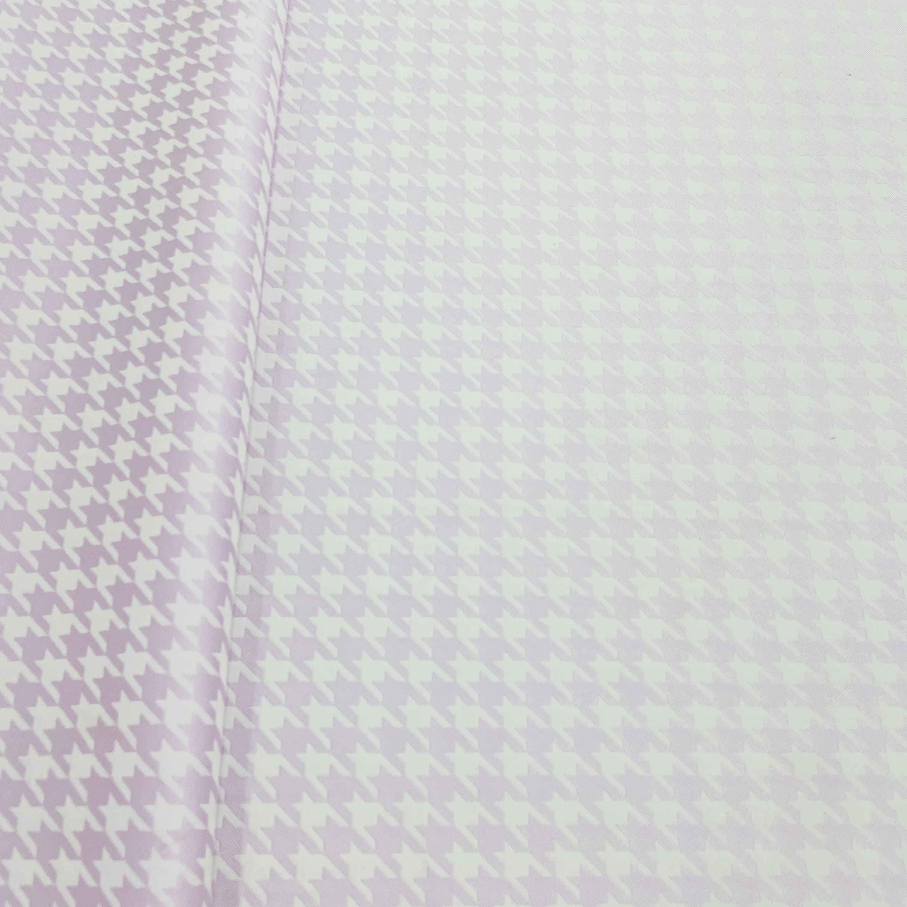 Pink & White Handblock Brocade Jacquard Fabric 12384 - TradeUNO