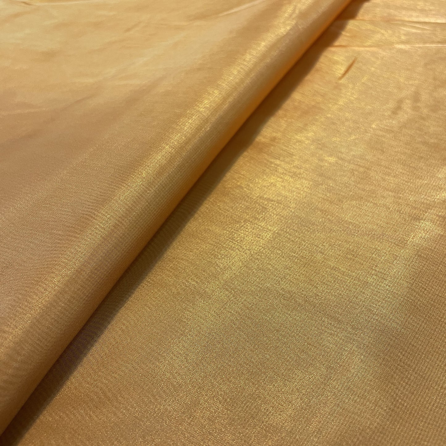 Exclusive Mustard Yellow Ombre Organza Fabric