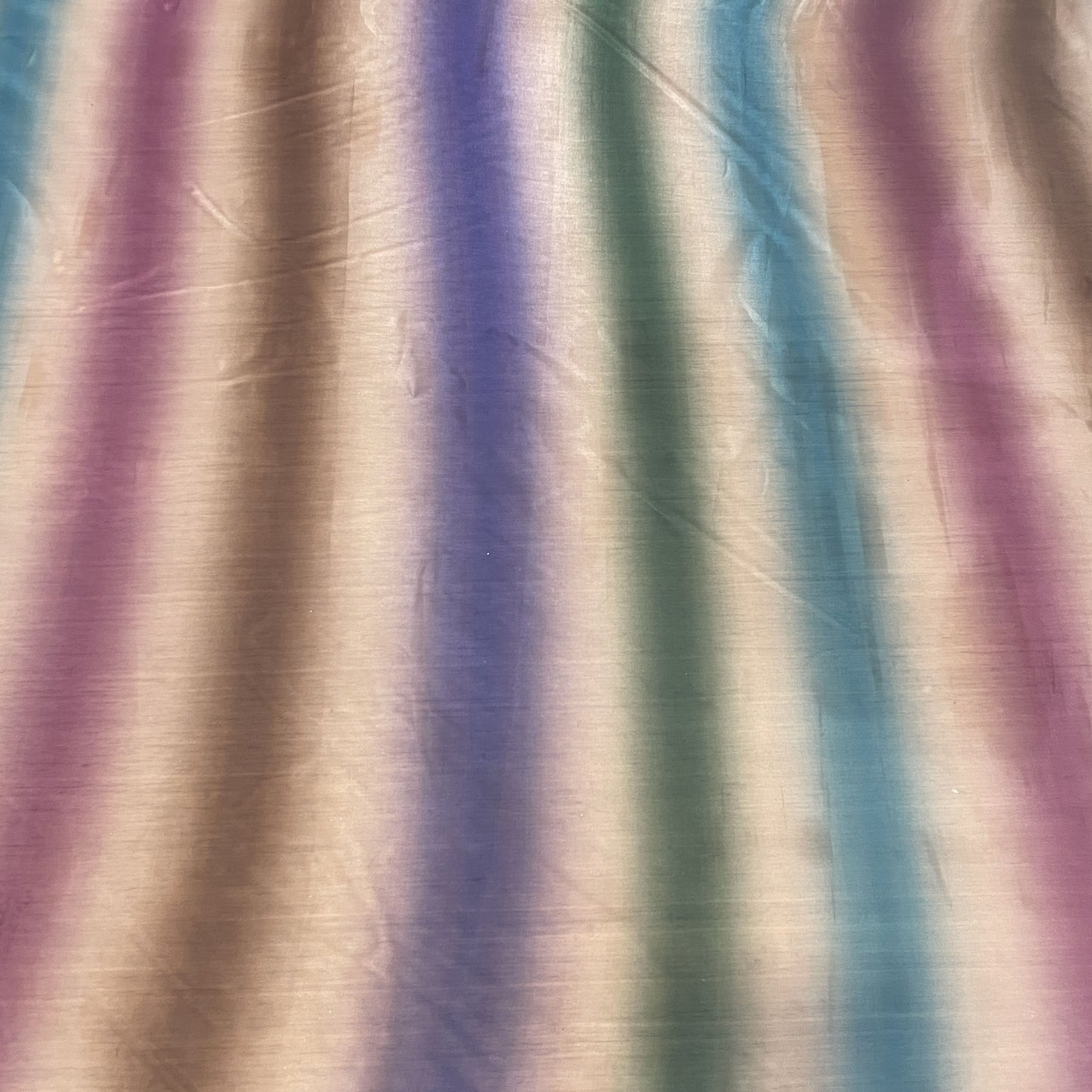 Exclusive Brown Multicolor Stripes Organza Fabric