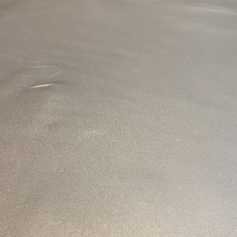 Exclusive Off White Glitter Sustainable Leather Fabric