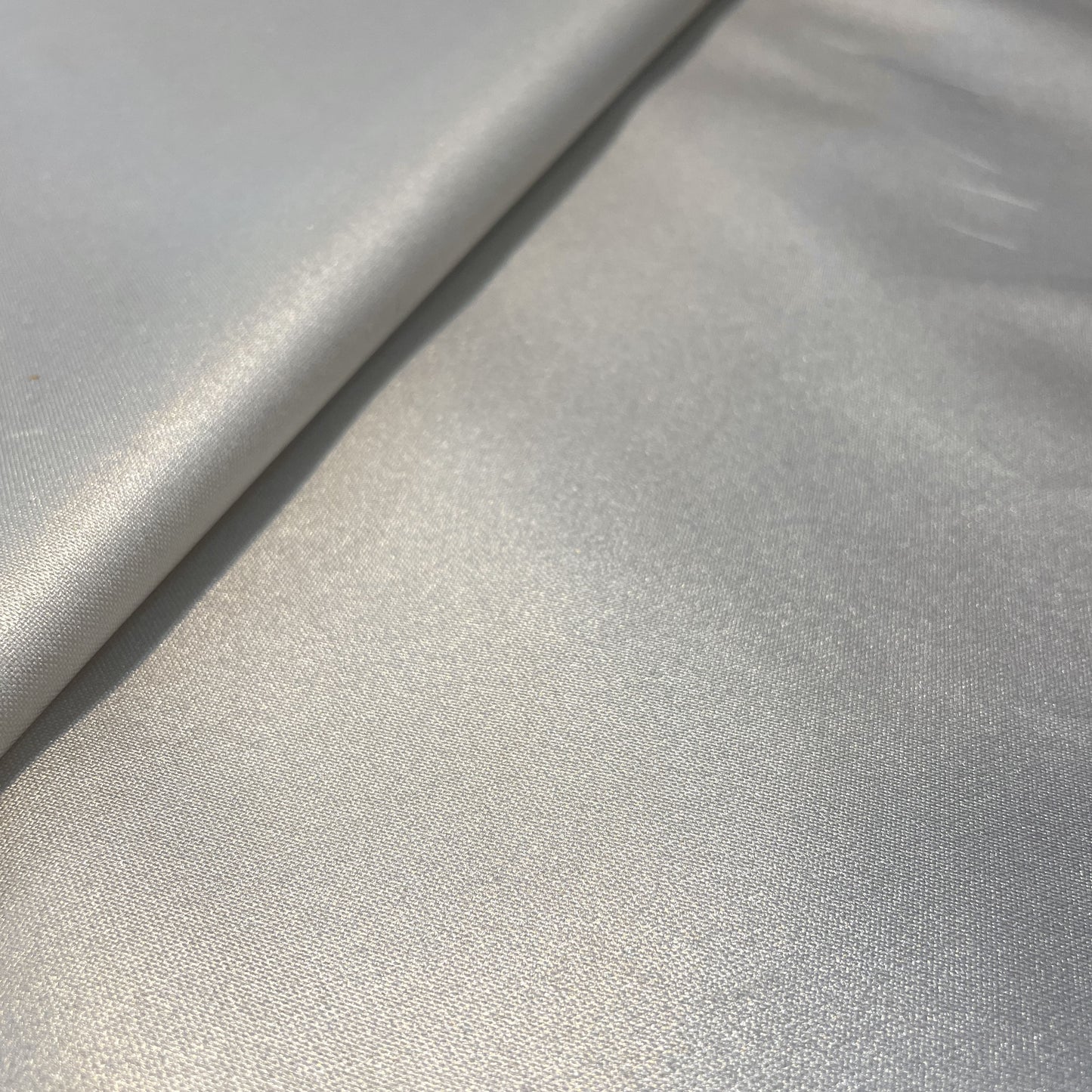 Exclusive Off White Glitter Sustainable Leather Fabric
