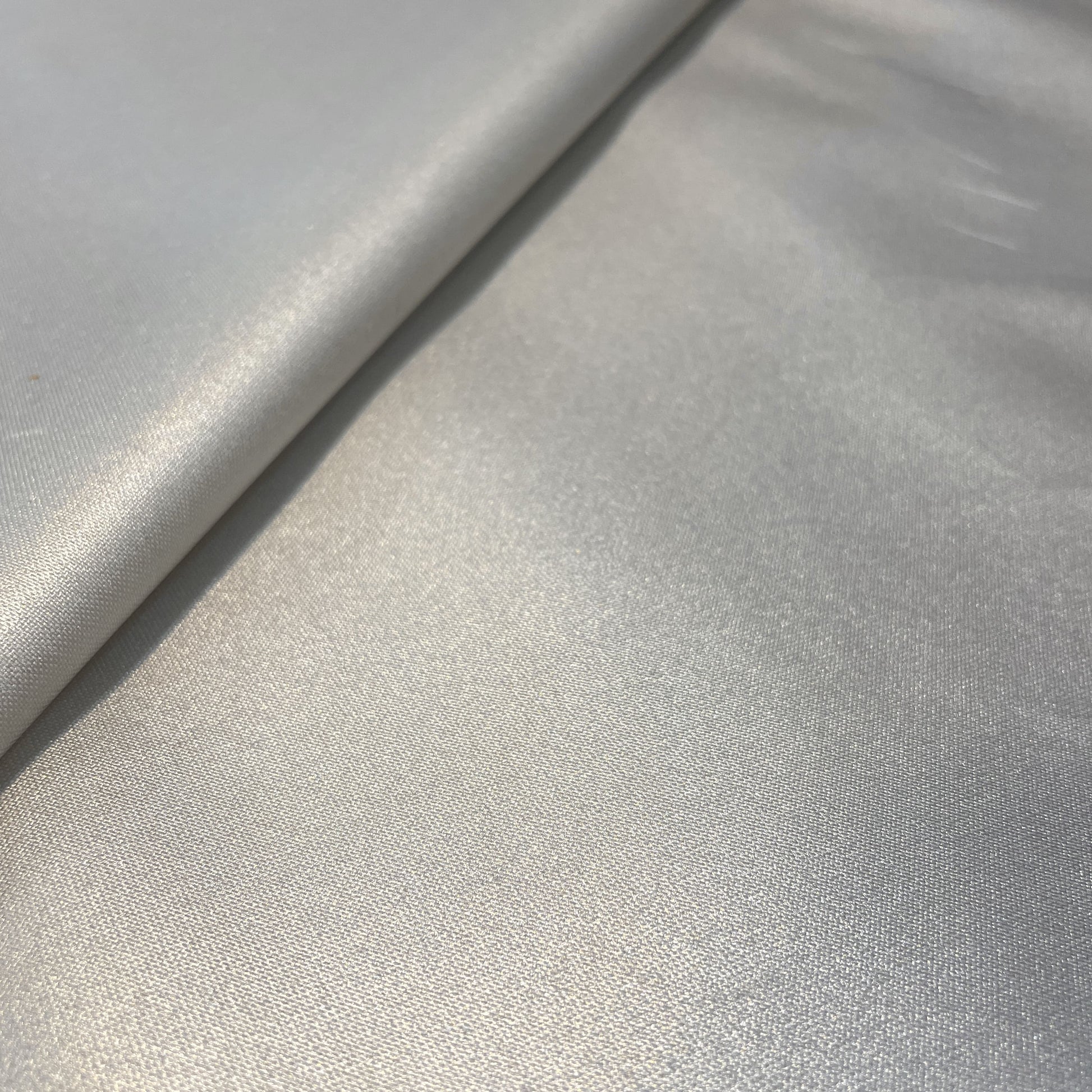 Exclusive Off White Glitter Sustainable Leather Fabric