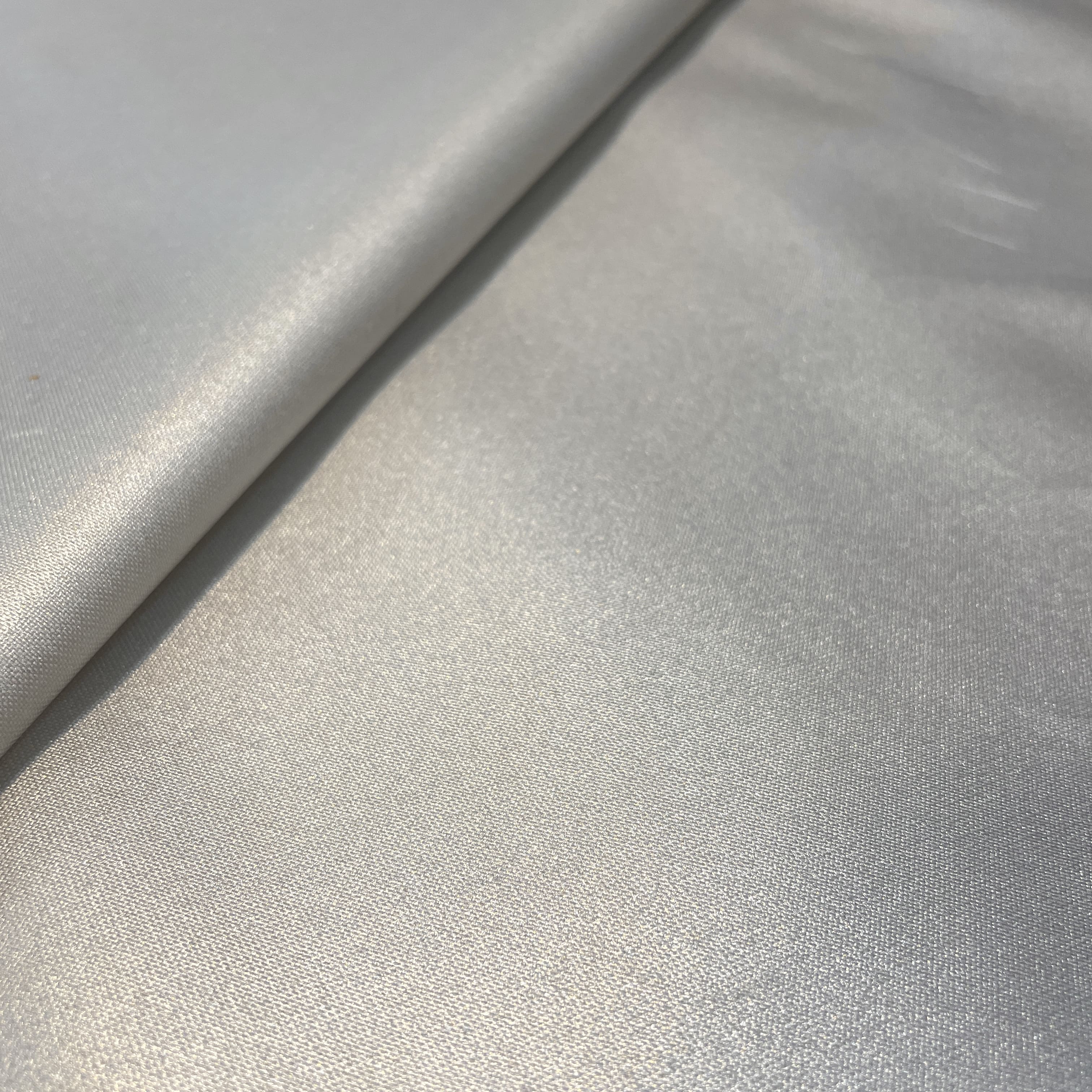 Exclusive Off White Glitter Sustainable Leather Fabric