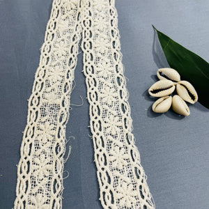 White Dyeable Cotton Lace - TradeUNO