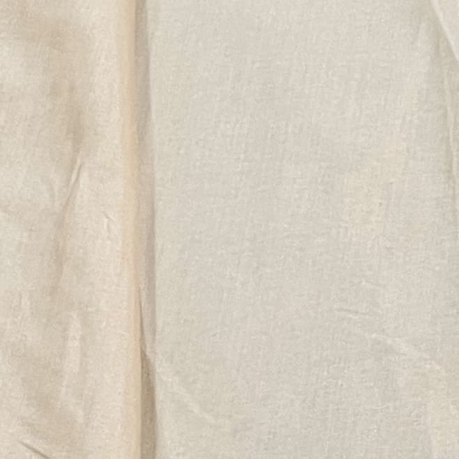 Cream Solid Shantoon Fabric