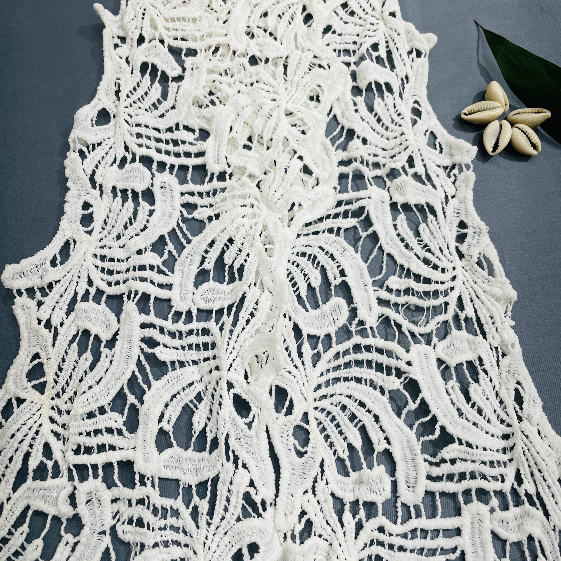 White Dyeable Cotton Lace - TradeUNO