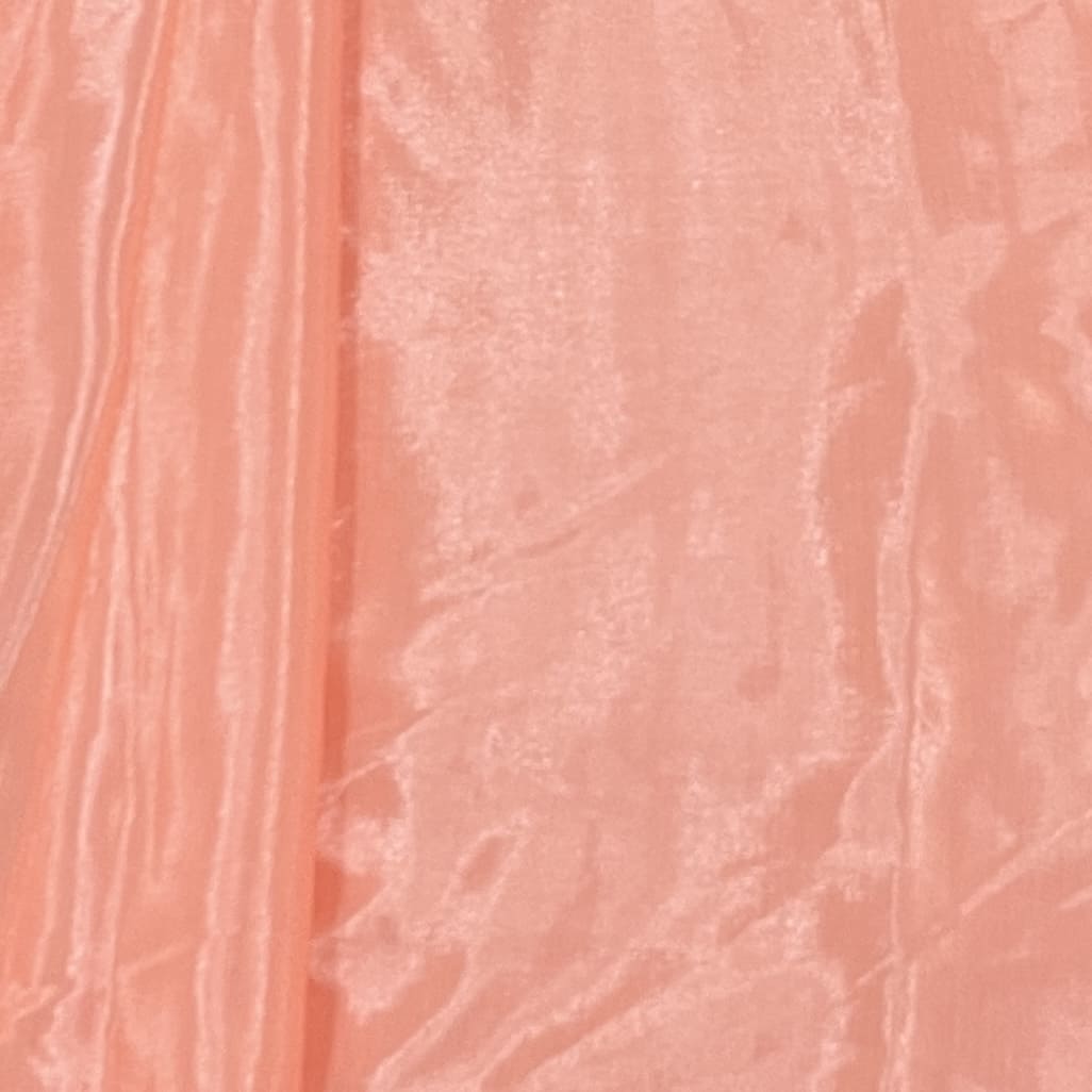 Salmon Pink Solid Shantoon Fabric