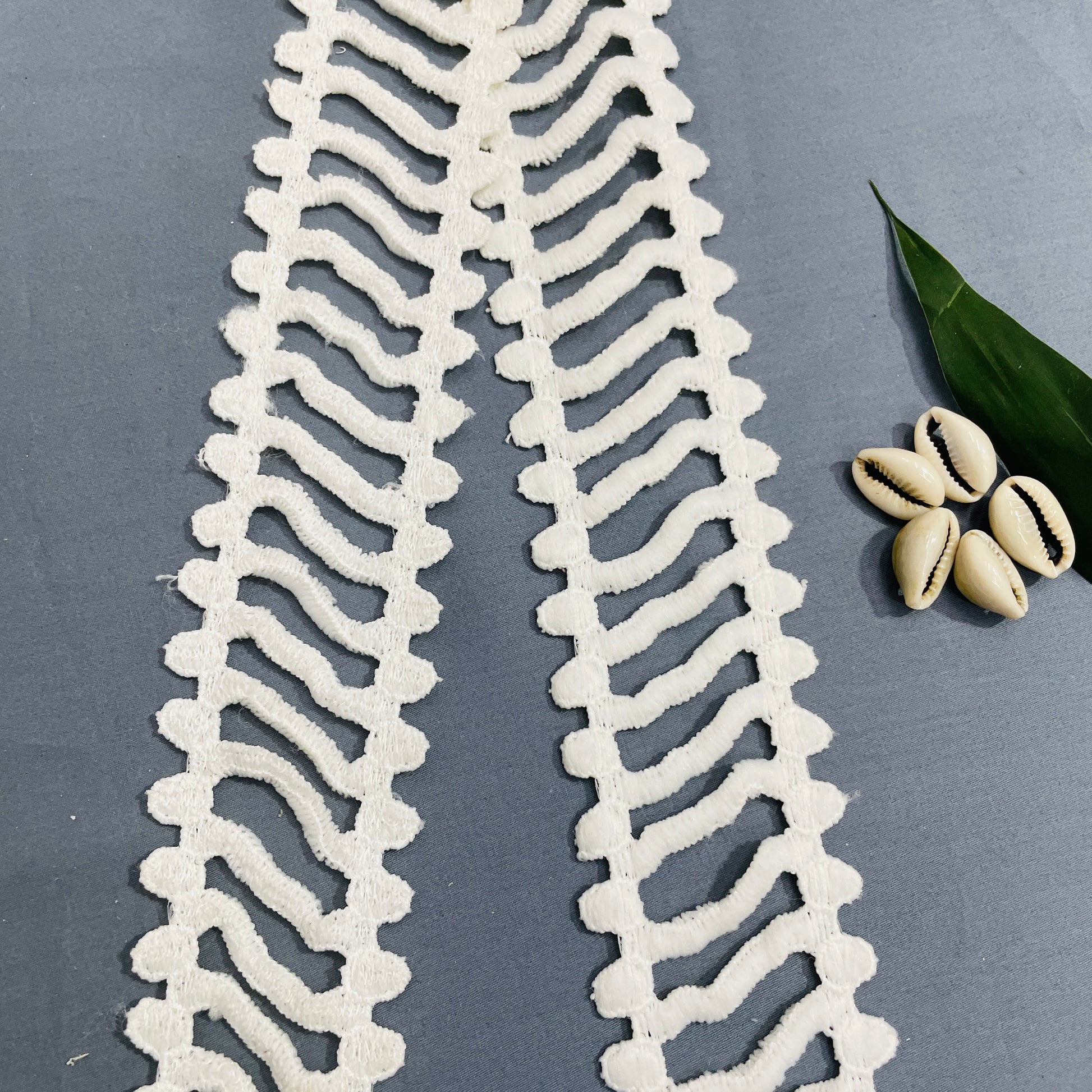 White Dyeable Cotton Lace - TradeUNO