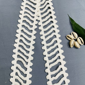 White Dyeable Cotton Lace - TradeUNO