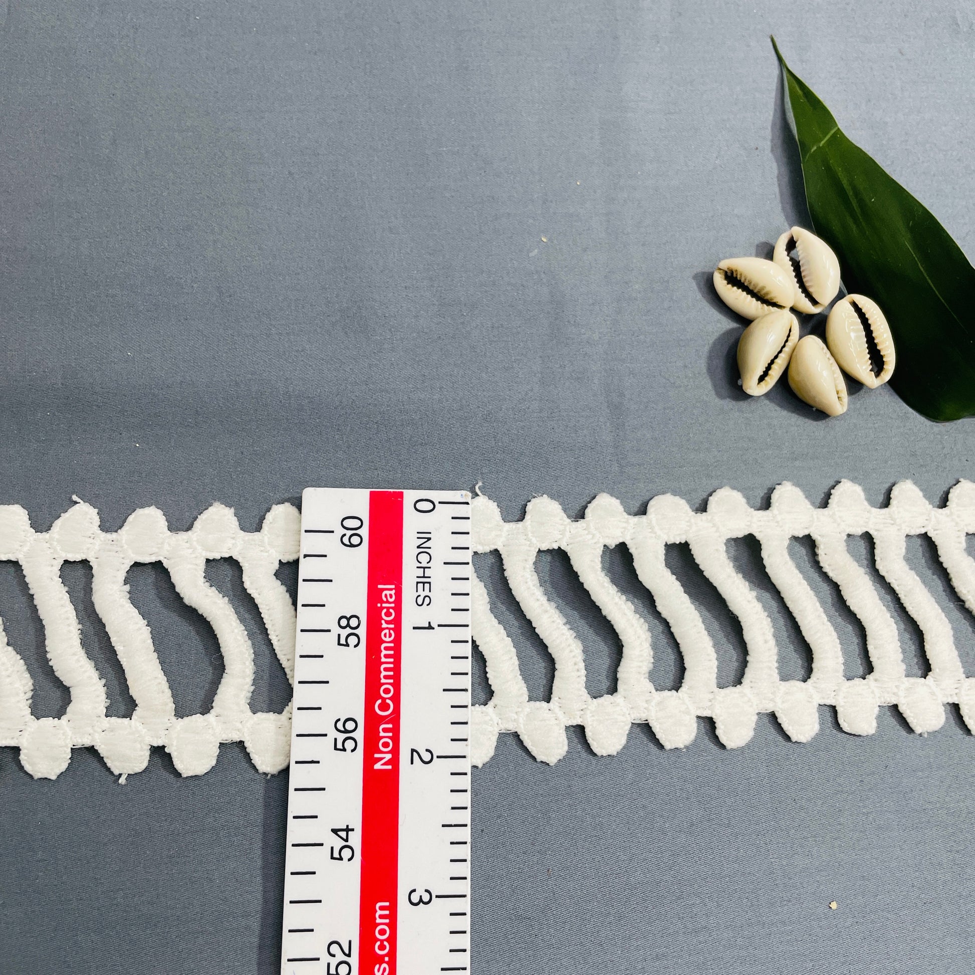 White Dyeable Cotton Lace - TradeUNO