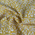 Exclusive Cotton Schiffli Yellow White Floral Embroidery Fabric
