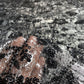 Premium Black Foil Sequins CutDana Handcrafted Net Fabric